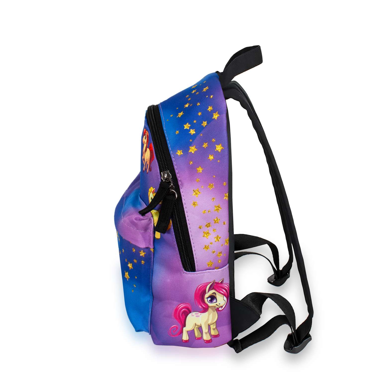 Рюкзак дошкольный Darika в детский сад маленький радужные пони - фото 5