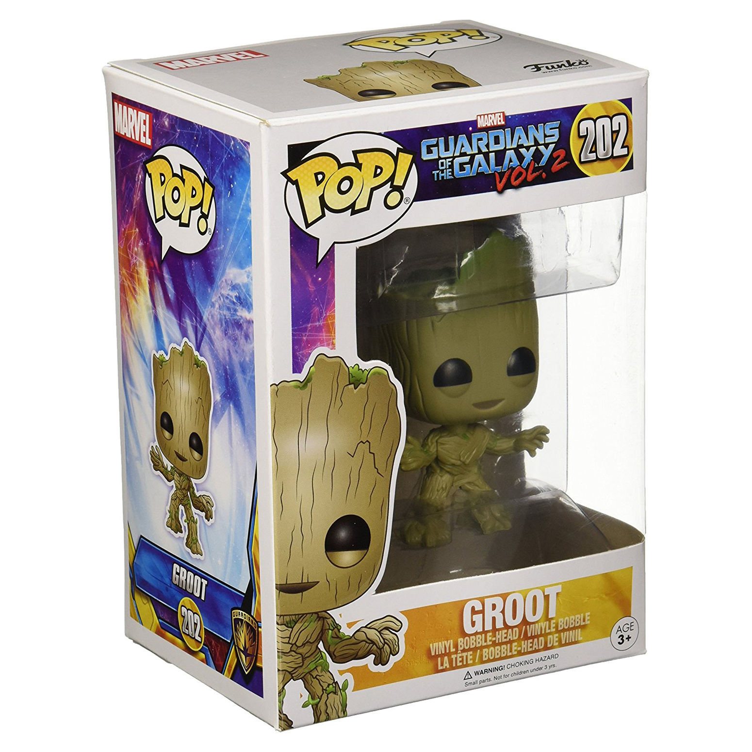 Фигурка Funko Pop bobble Guardians galaxy 2 Groot Fun1115 купить по цене  948 ₽ в интернет-магазине Детский мир