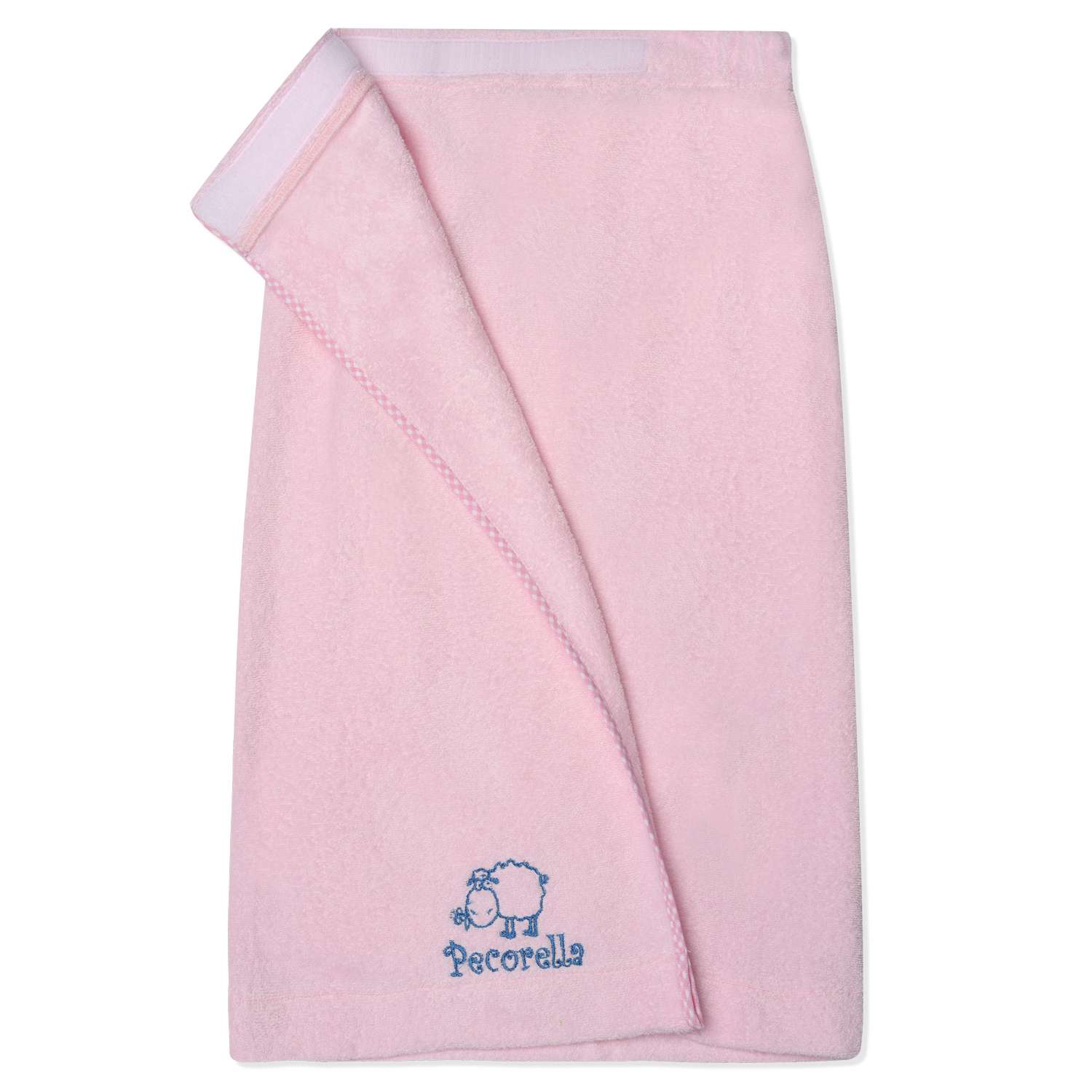 Полотенце на липучке Pecorella Розовое - фото 4
