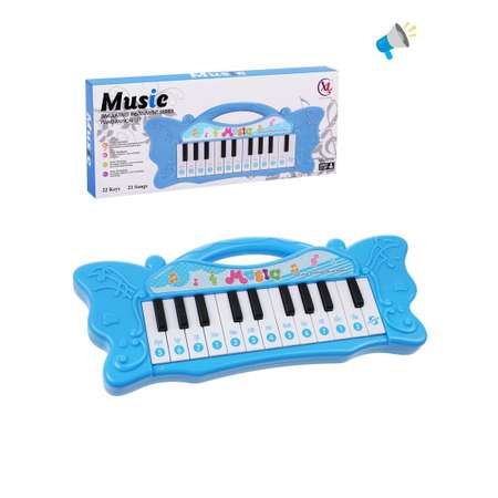 Игрушка музыкальная Орган Наша Игрушка голубой 22 клавиши