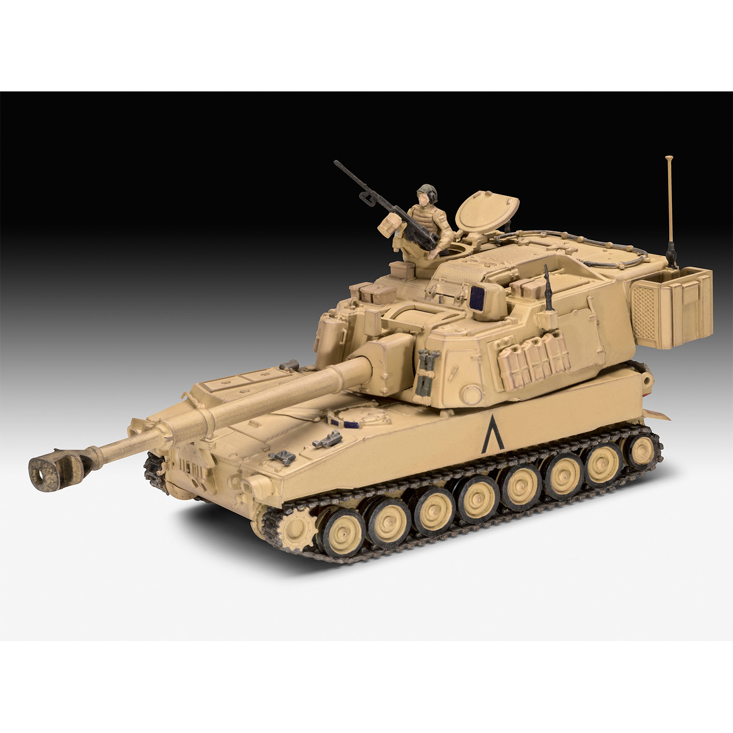 Сборная модель Revell Американская самоходная артиллерийская установка M109A6 03331 - фото 2