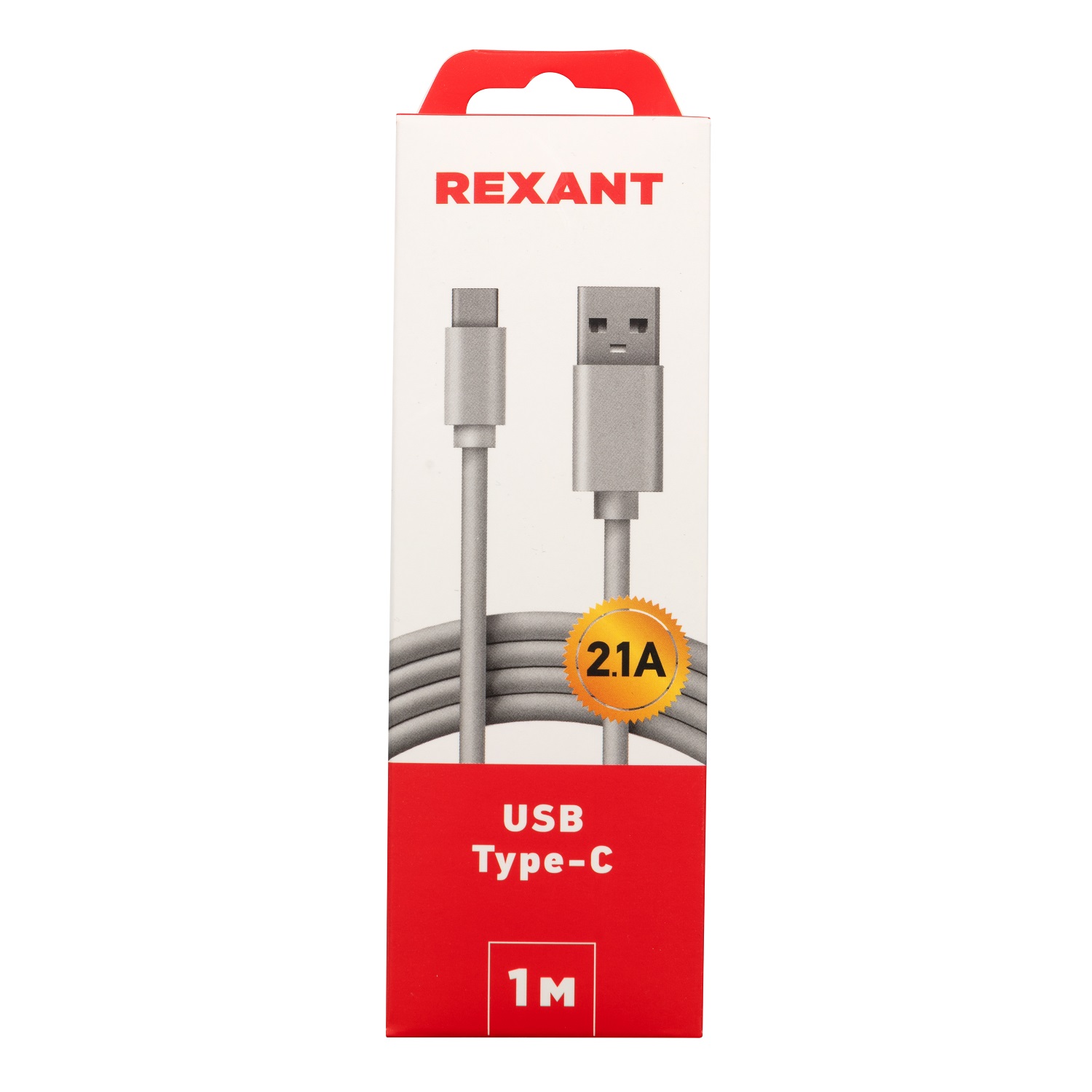 Кабель REXANT USB - Type-C 1 метр в белой ПВХ оплетке - фото 3