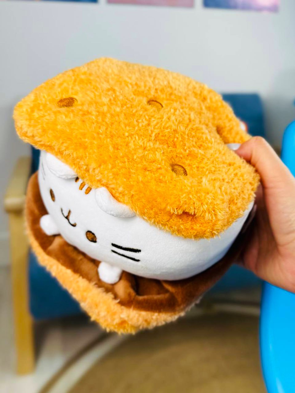 Мягкие игрушка UDiViSH Кот Пушин Сэндвич 15 см - фото 2