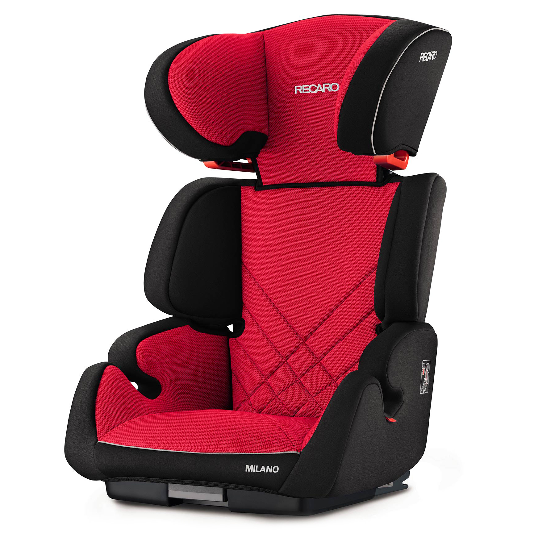 Автокресло Recaro Milano Seatfix Racing Red - фото 1