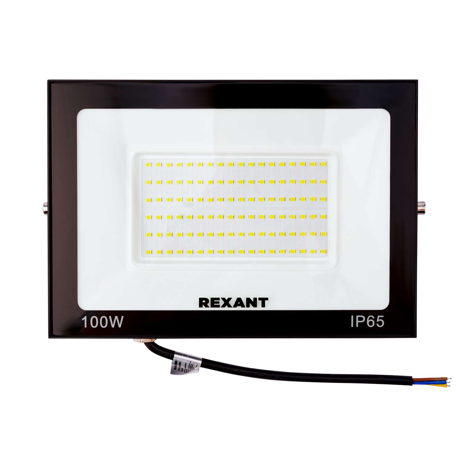 Прожектор REXANT 100 Вт светодиодный 8000Лм 4000K нейтральный свет черный корпус - фото 1