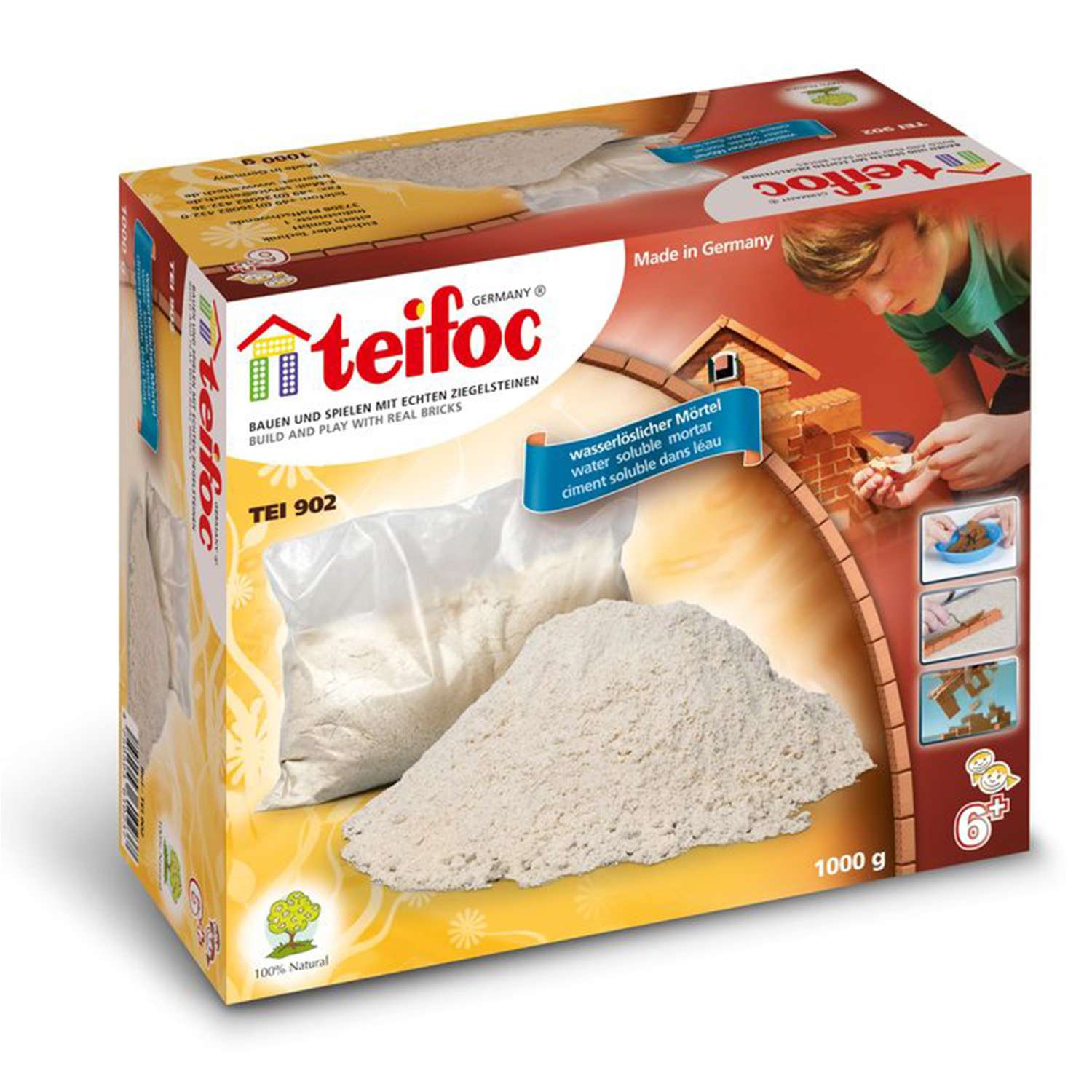 Игровой набор teifoc Строительный раствор 1 кг TEI 902 - фото 1