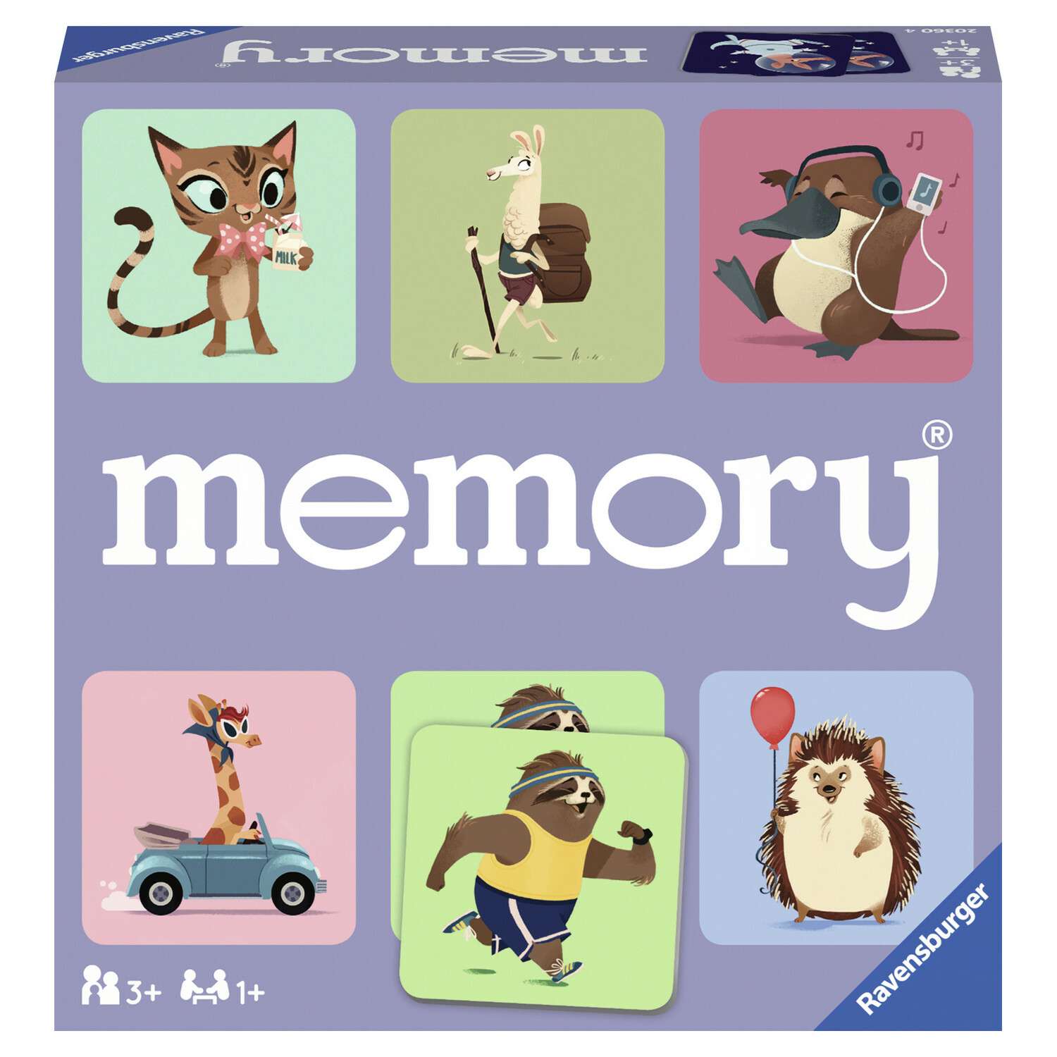 Игра настольная Ravensburger Мемори Мир животных 48 карточек 20360 - фото 1