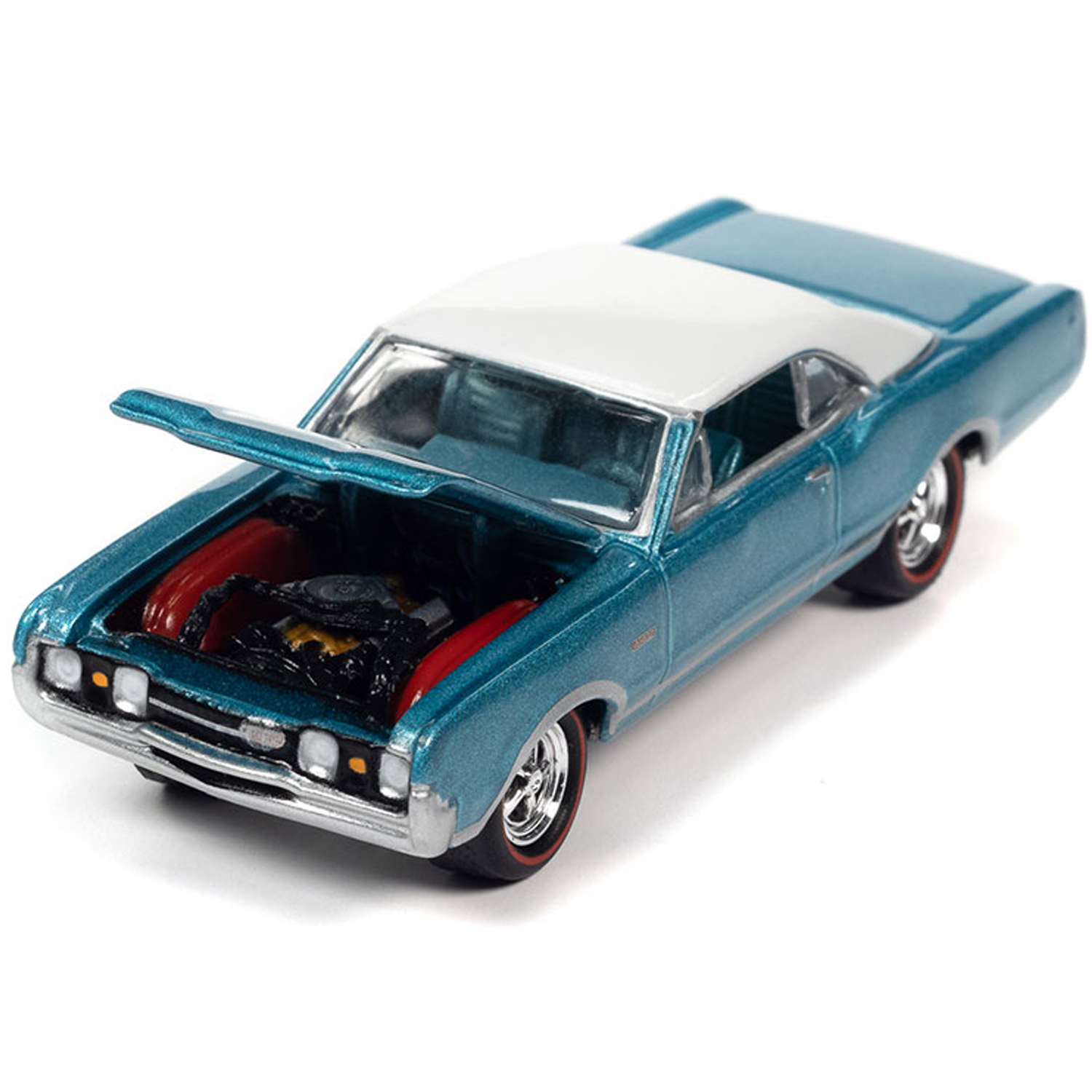 Автомобиль Johnny Lightning 1:64 бирюзовый JLMC031A-R3-N3 - фото 2