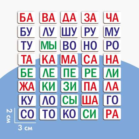 Игра развивающая Лесная мастерская Учимся читать по слогам