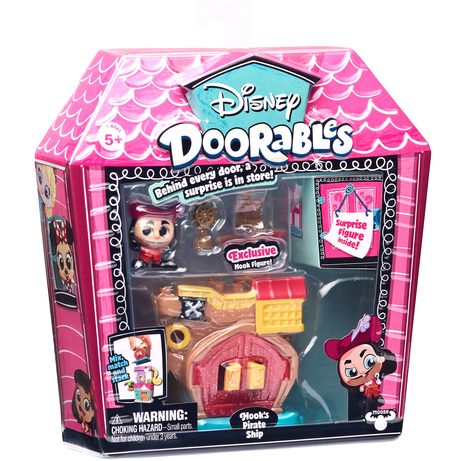 Мини-набор игровой Disney Doorables Питер Пэн с 2 фигурками (Сюрприз) 69416 - фото 2