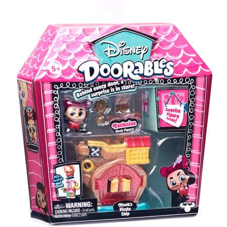 Мини-набор игровой Disney Doorables Питер Пэн с 2 фигурками (Сюрприз) 69416