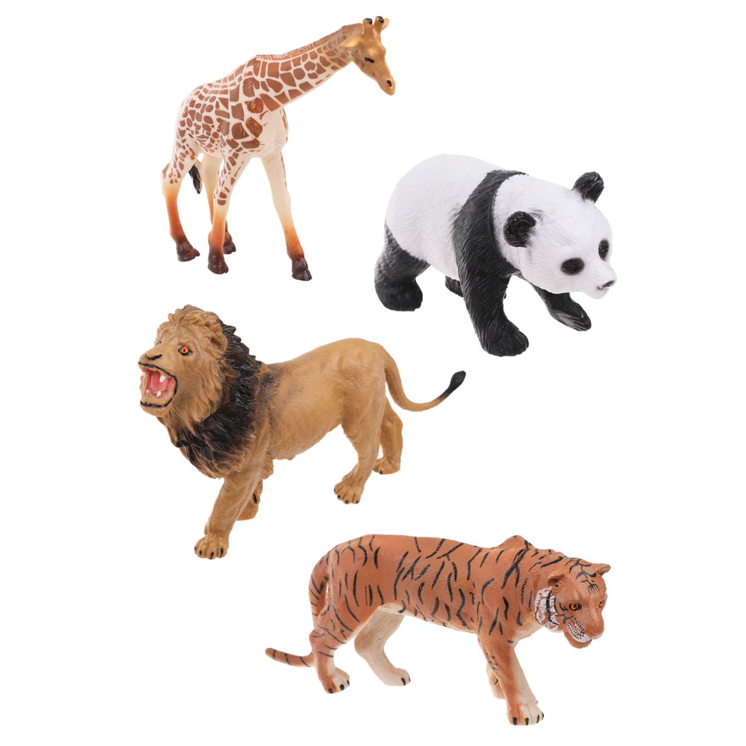 Фигурки животных Наша Игрушка набор игровой для развития и познания 4 шт - фото 1
