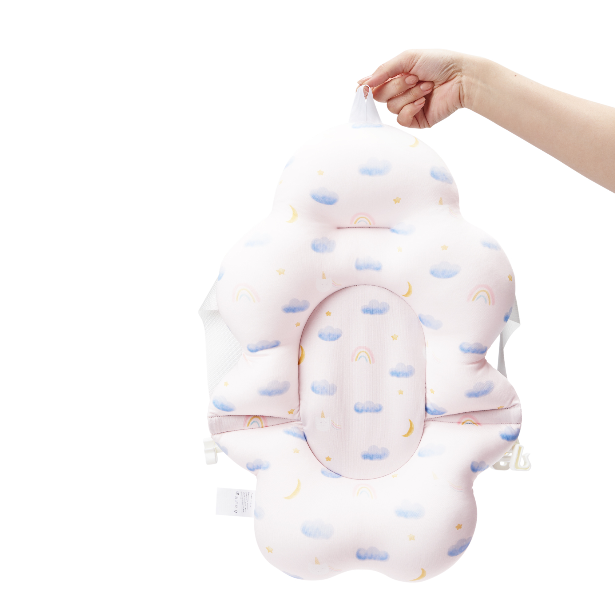 Гамак для купания Happy Baby для новорожденных розовый - фото 10