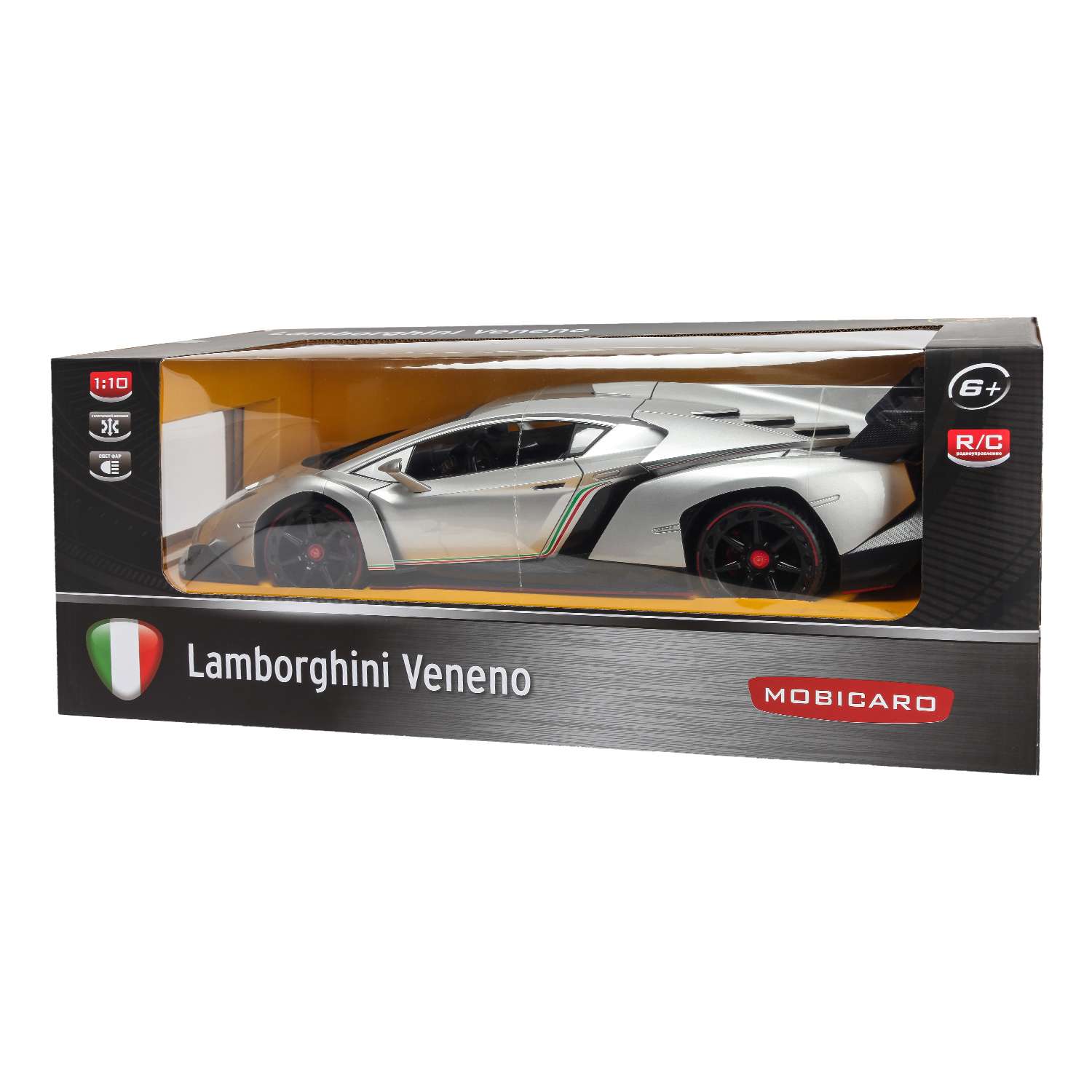 Машинка Mobicaro РУ 1:10 Lamborghini Veneno Серая YS933745-G - фото 2