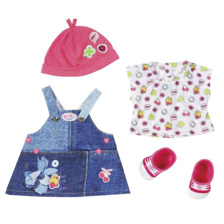 Одежда для кукол Zapf Creation Baby born Джинсовая коллекция Платье 824-498D
