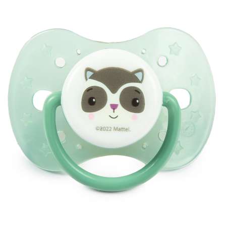 Пустышка BabyGo Fisher Price с колпачком с 0месяцев Green