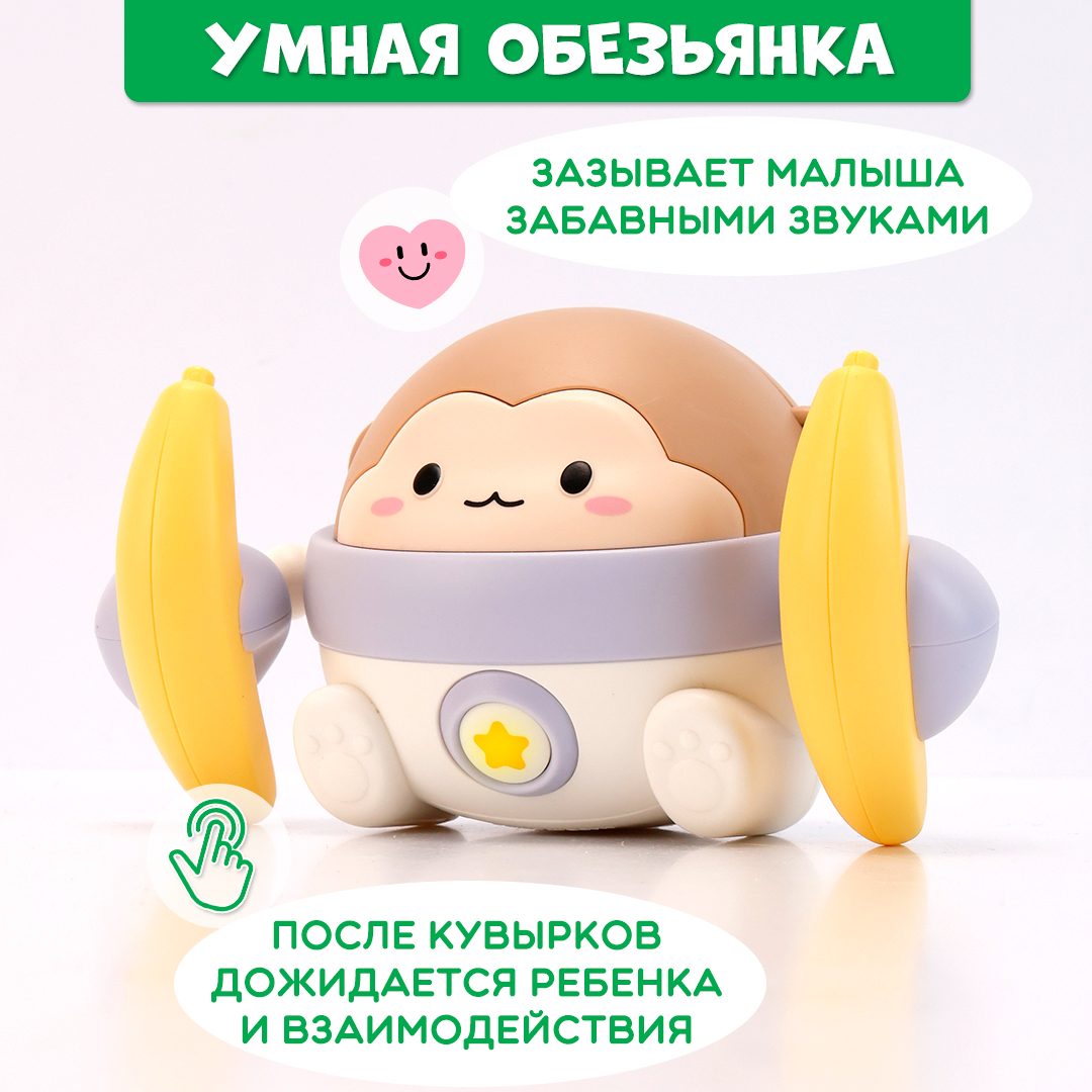 Интерактивная игрушка Chilink музыкальная обезьянка - фото 3