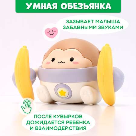 Интерактивная игрушка Chilink музыкальная обезьянка