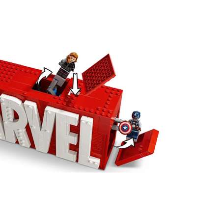 Конструктор LEGO Логотип и минифигурки Marvel 76313