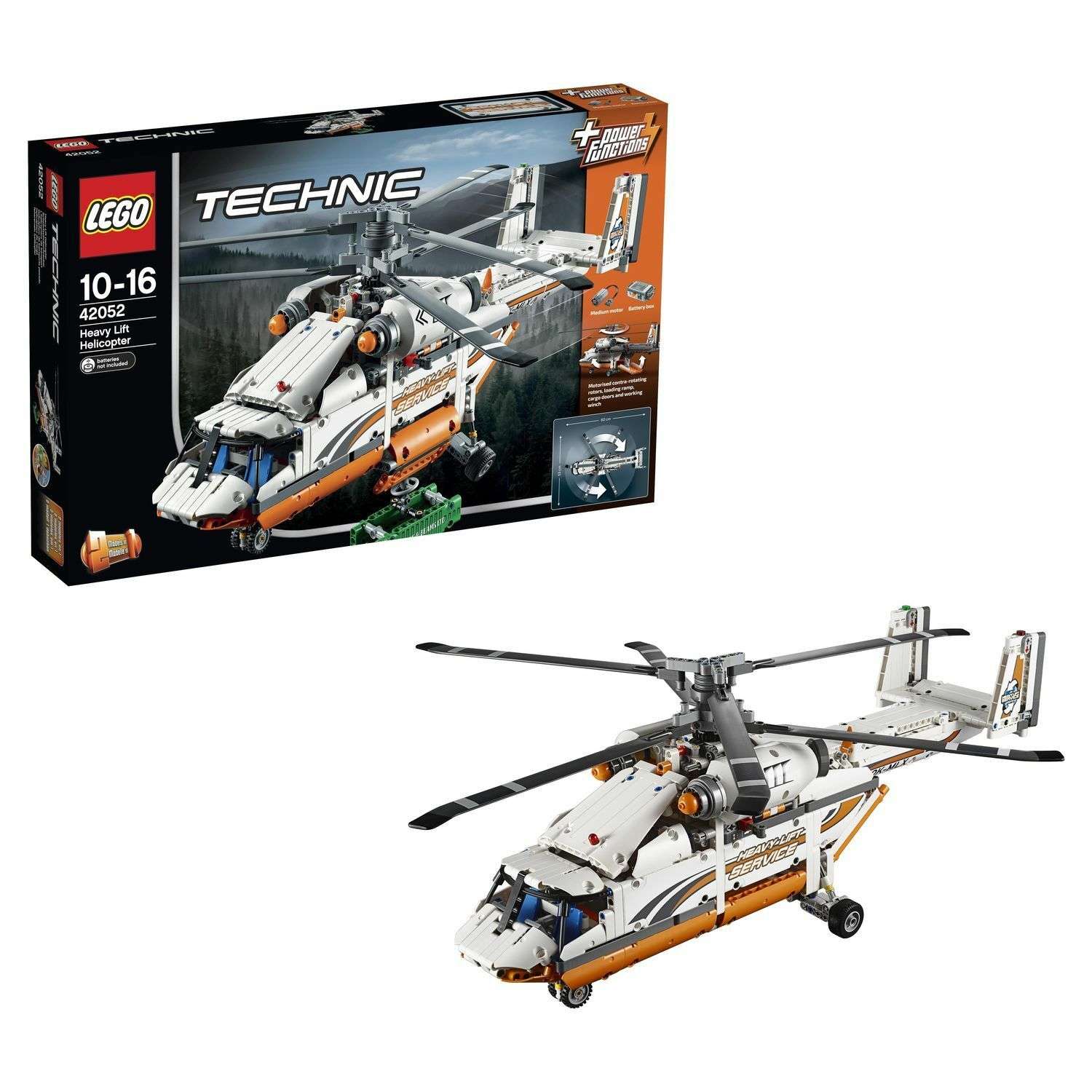 Конструктор LEGO Technic Грузовой вертолет (42052) - фото 1