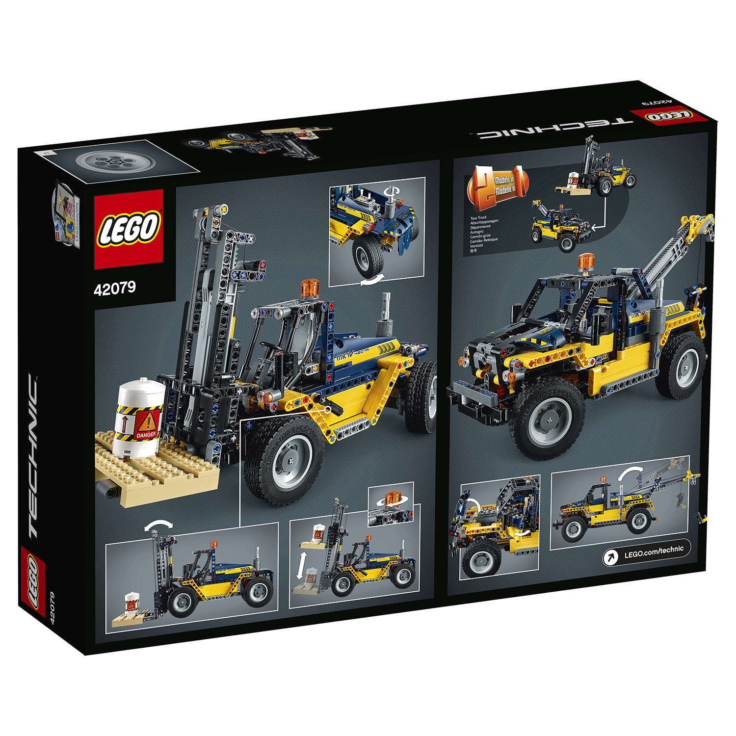 Конструктор LEGO Technic Сверхмощный вилочный погрузчик 42079 - фото 3