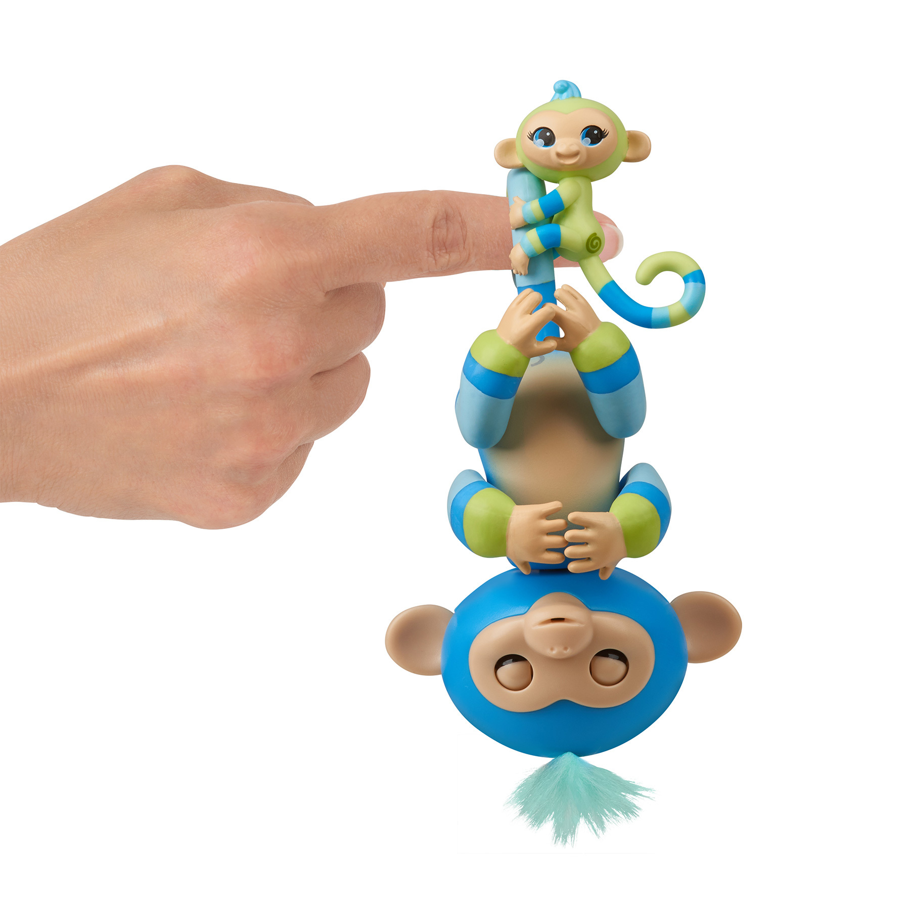 Игрушка Fingerlings Обезьянка Билли с малышом интерактивная 3541 - фото 5