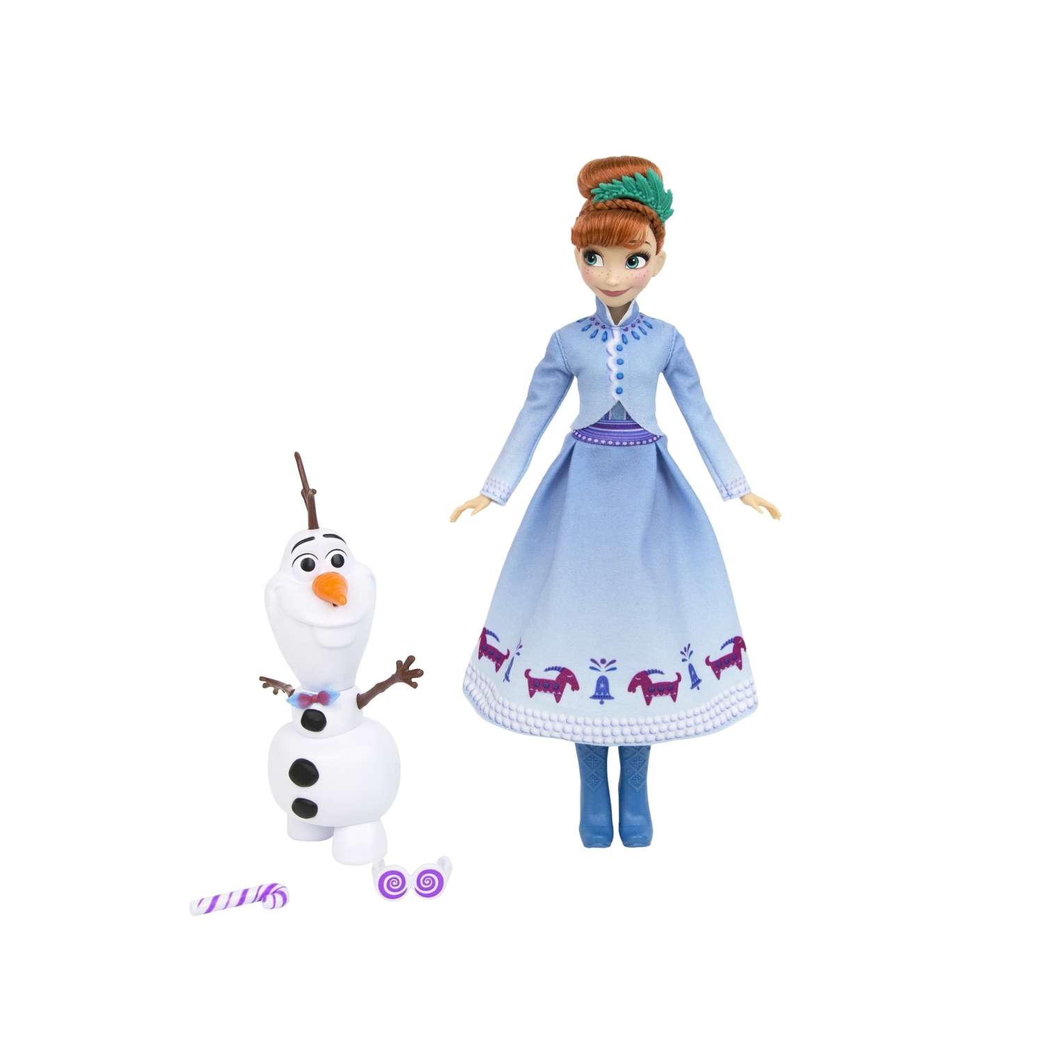 Кукла Disney Frozen Холодное Сердце Рождество Анна и Олаф C3382EU4 - фото 2