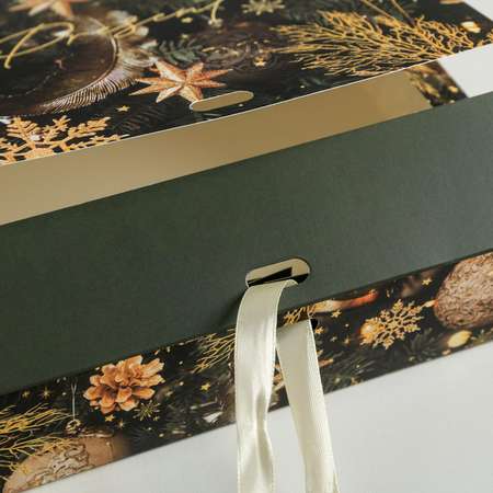 Складная коробка Дарите Счастье подарочная «Сказочного нового года». 20×18×5 см