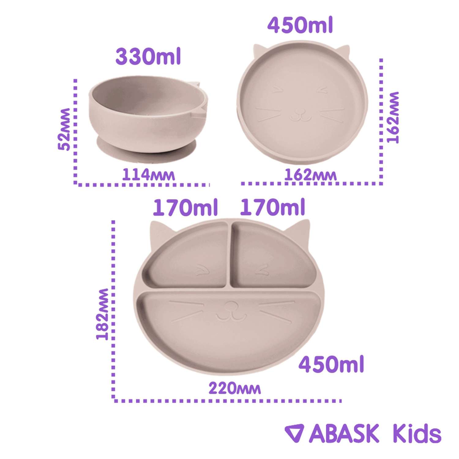 Набор детской посуды ABASK CHOCOMILK 7 предметов - фото 2