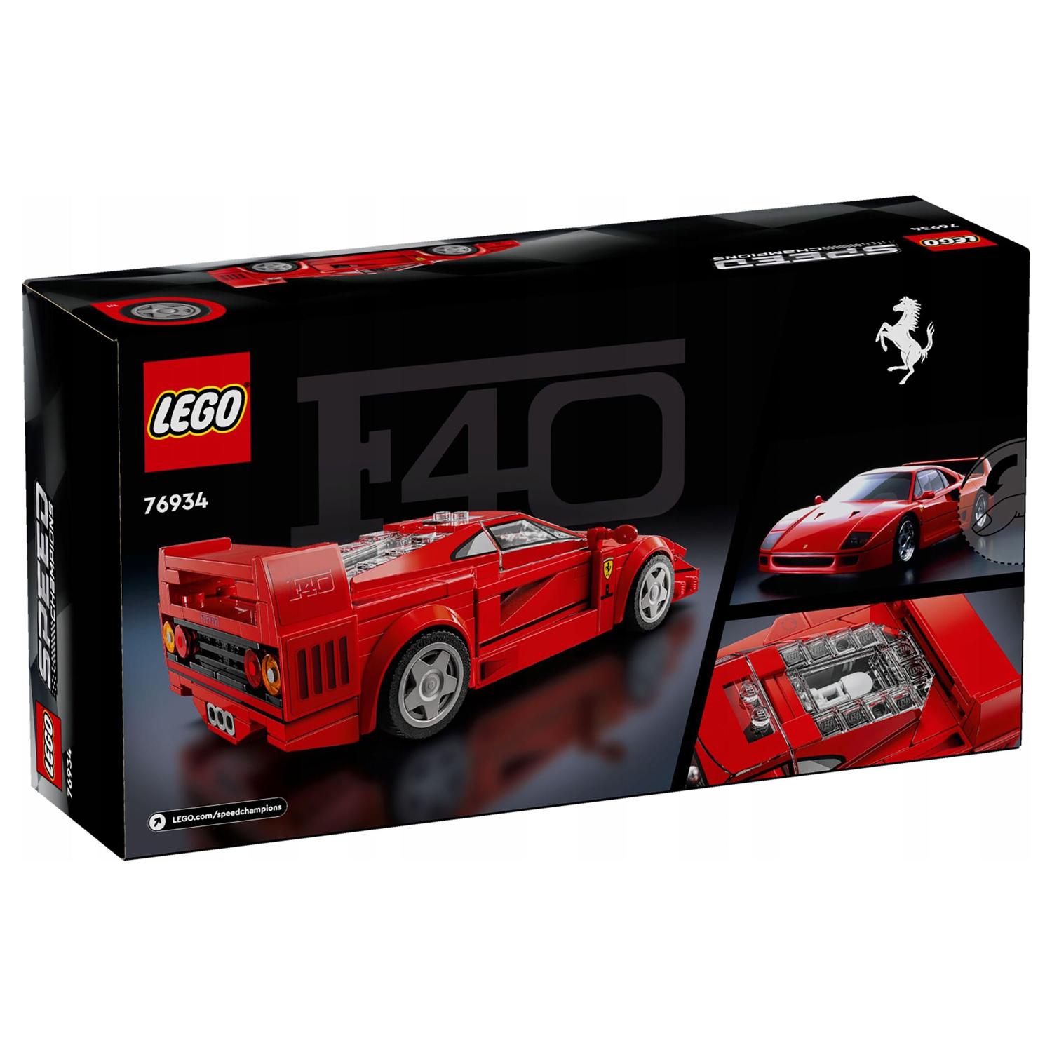 Конструктор детский LEGO Speed Champions Автомобиль-суперкар F40 - фото 5