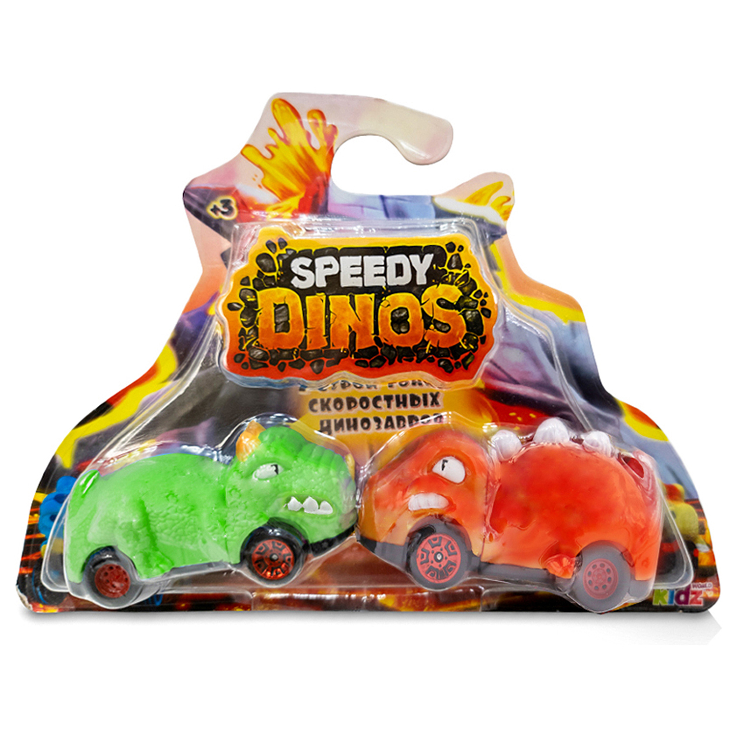 Автомобиль Speedy Dinos Скоростные динозавры зеленый K02SPD002-2 - фото 2