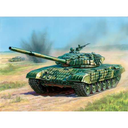 Модель для сборки Звезда Российский танк с активной броней Т-72Б