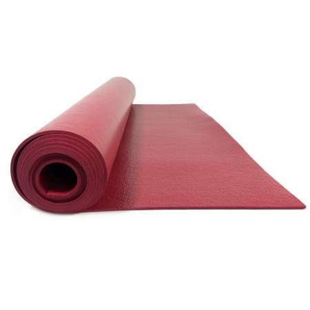 Коврик для спорта и фитнеса Ramayoga Puna красный размер 185 x 60 x 0.35 см