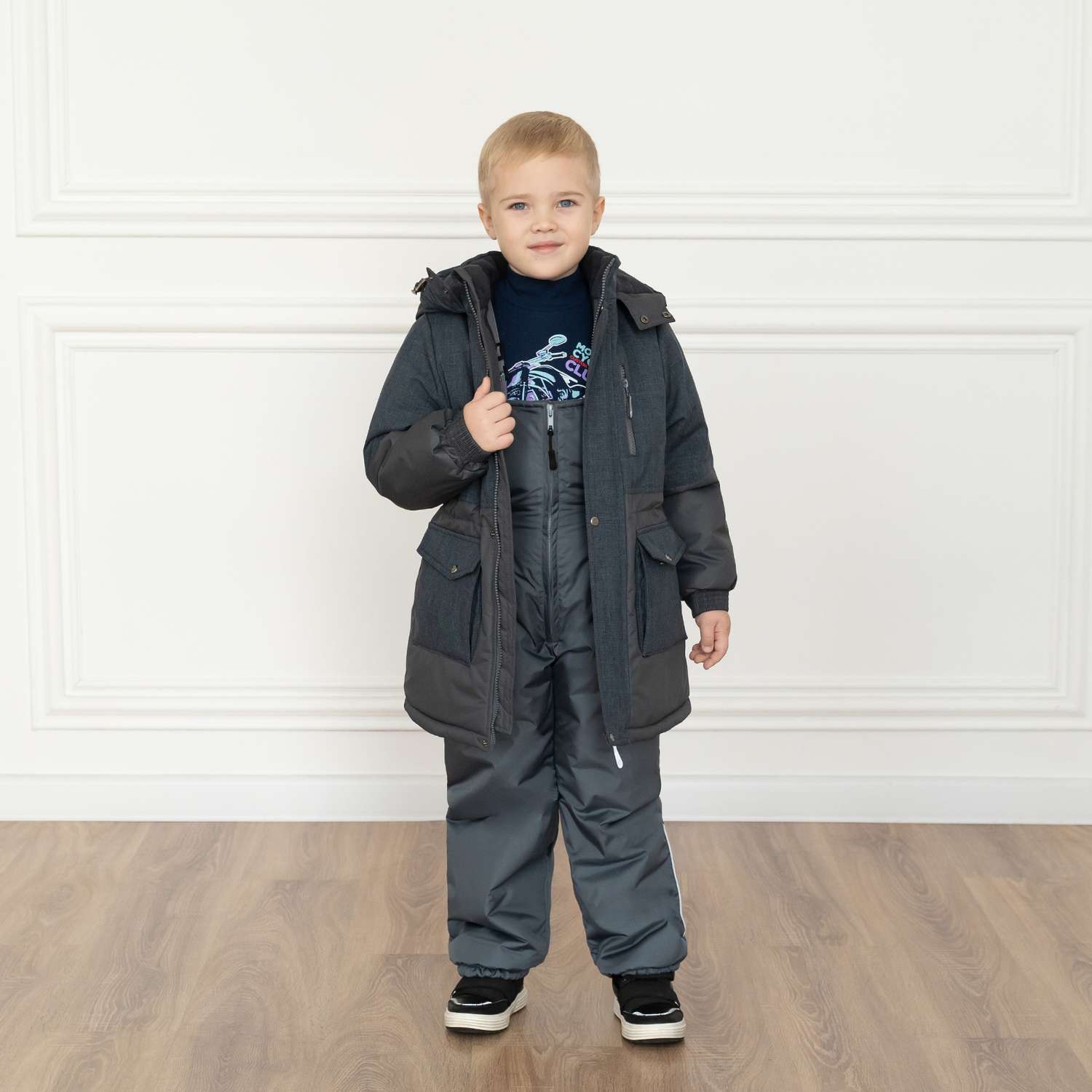 Куртка Arctic kids 70-046 графит - фото 2