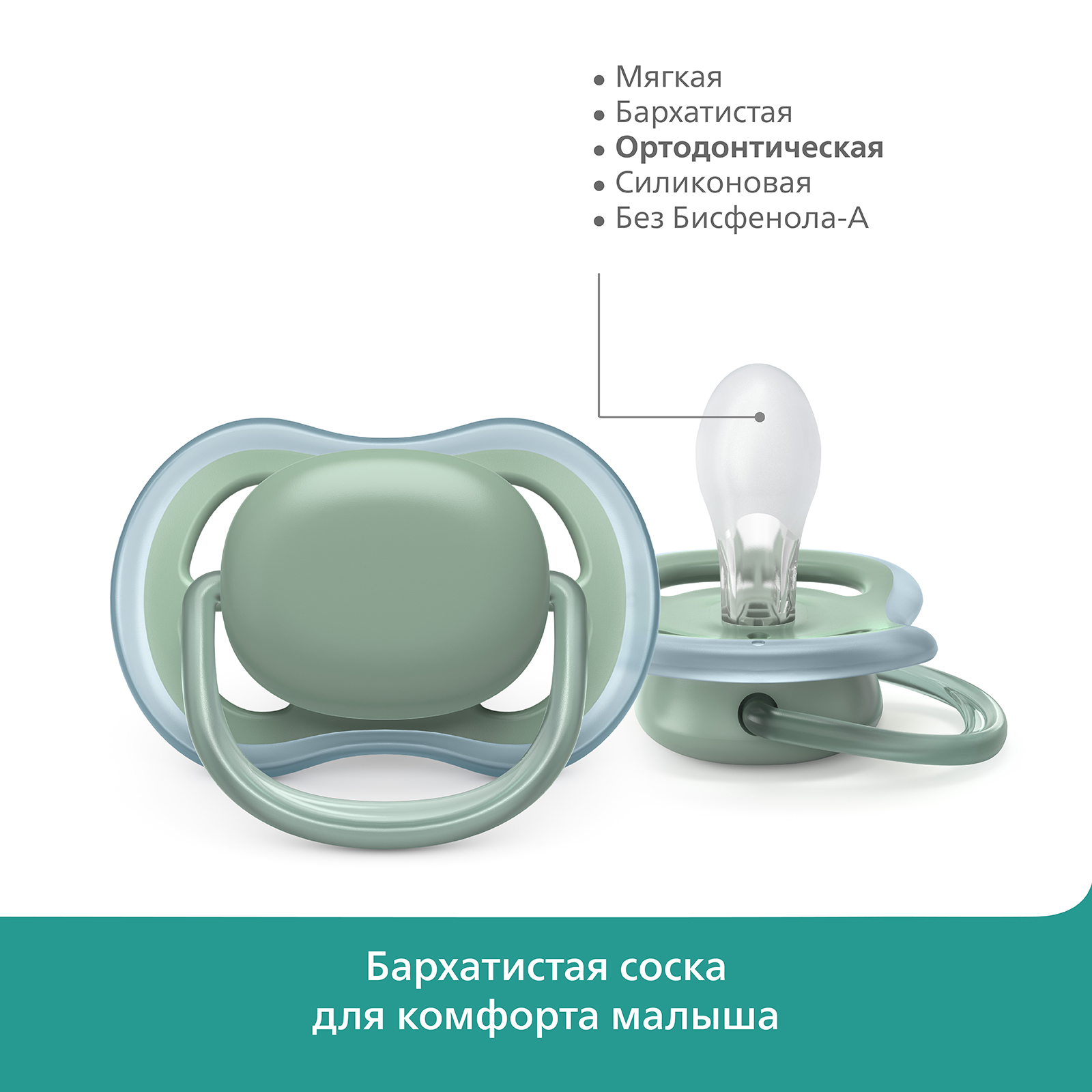 Пустышка Philips Avent Ultra Air Design Лев 6-18месяцев 2шт SCF342/22 - фото 5