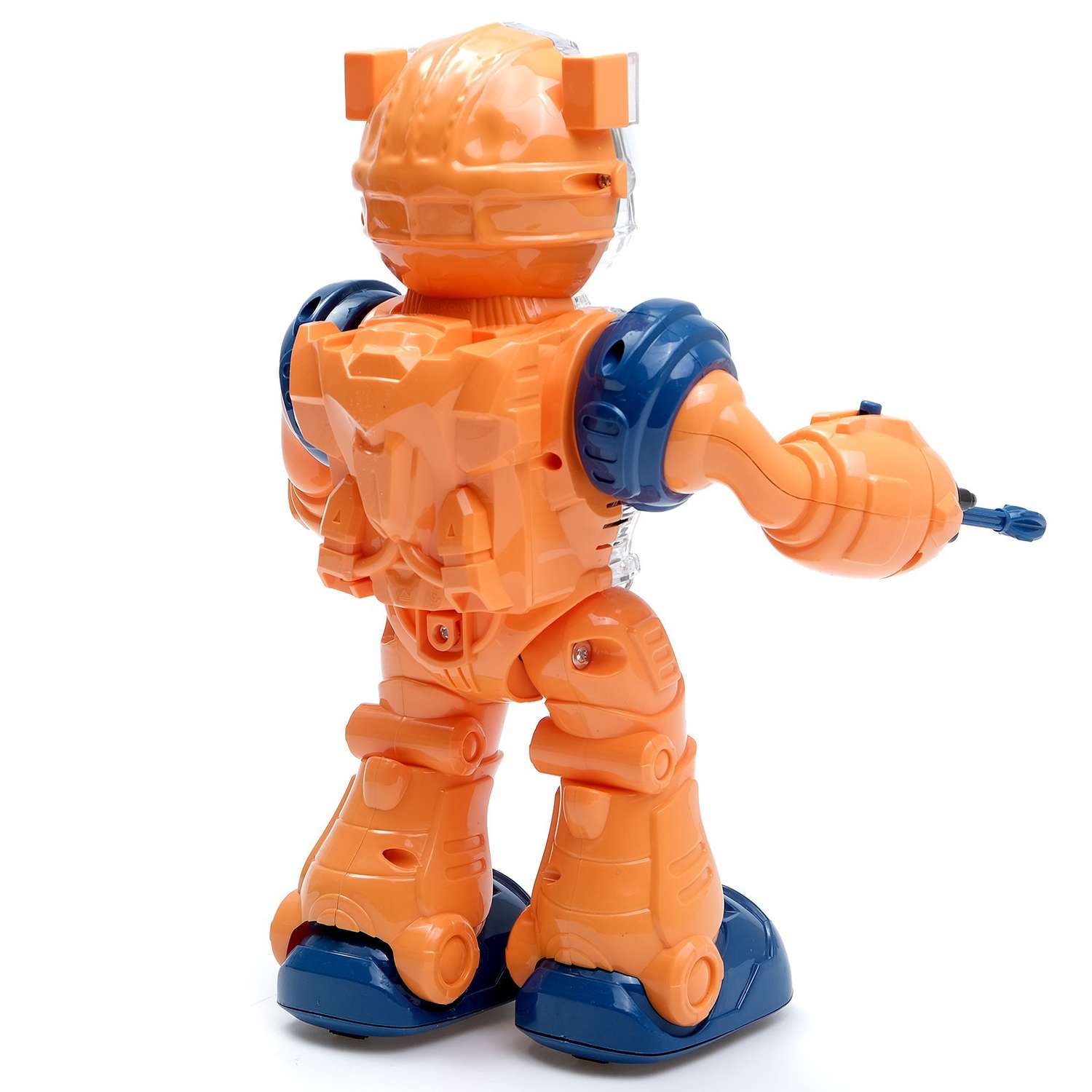 Робот IQ BOT «Шестерёнка» свет звук оранжевый - фото 4