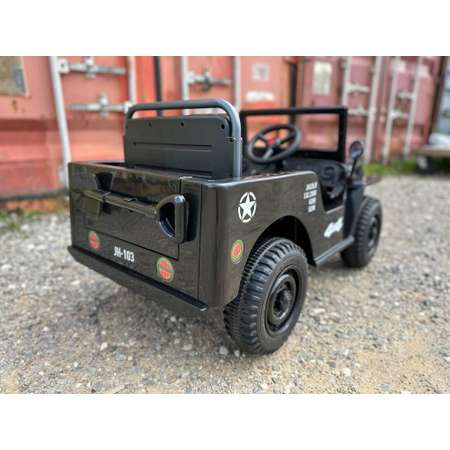 Электромобиль TOYLAND Джип Jeep Willys mini 2628 чёрный