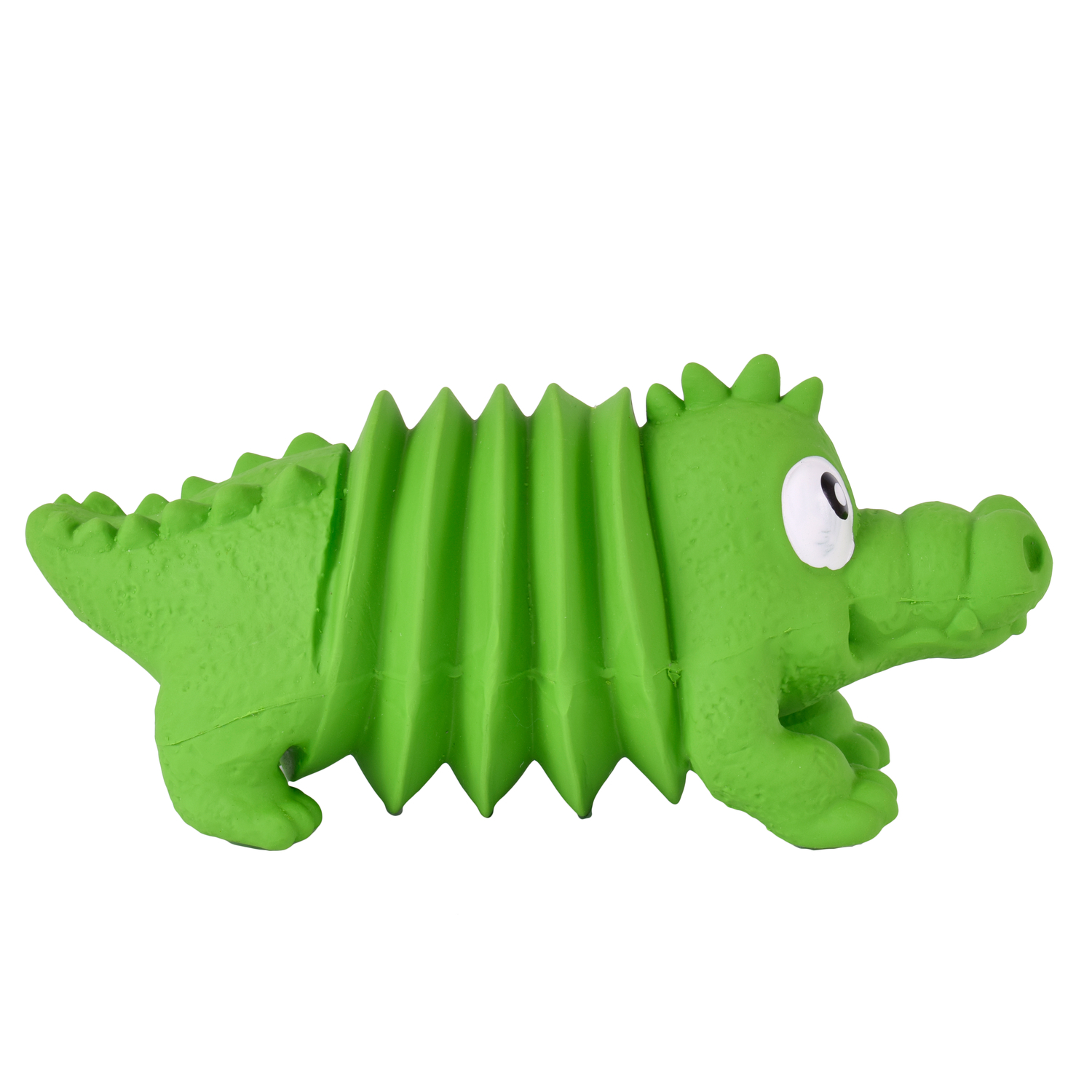 Игрушка для собак Petstages OH Accordionz Крокодил с пищалкой 68093 - фото 4