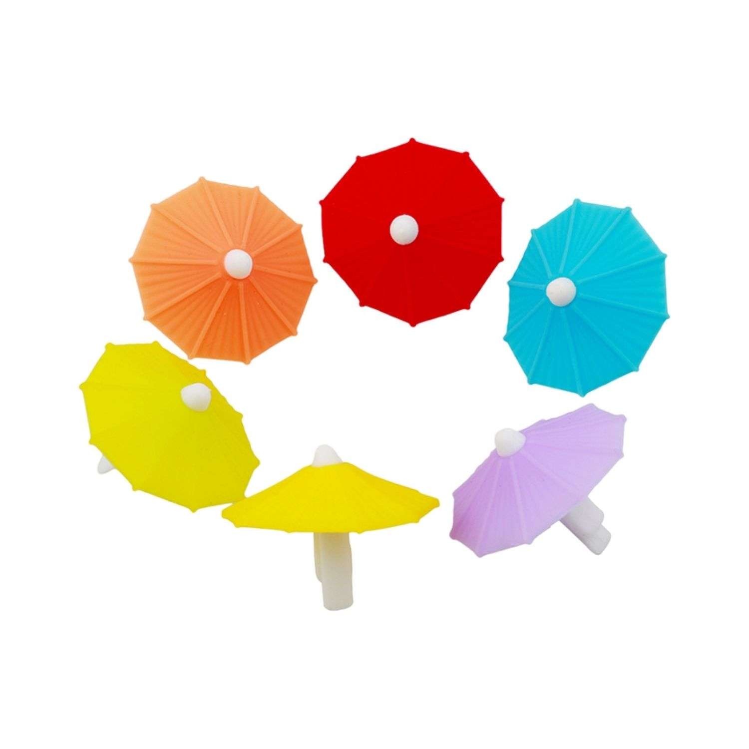 Зонтики для коктейля Ripoma силиконовые 6шт - фото 2