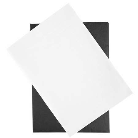 Копирка Brauberg для копирования А3 по 10 листов черная и белая