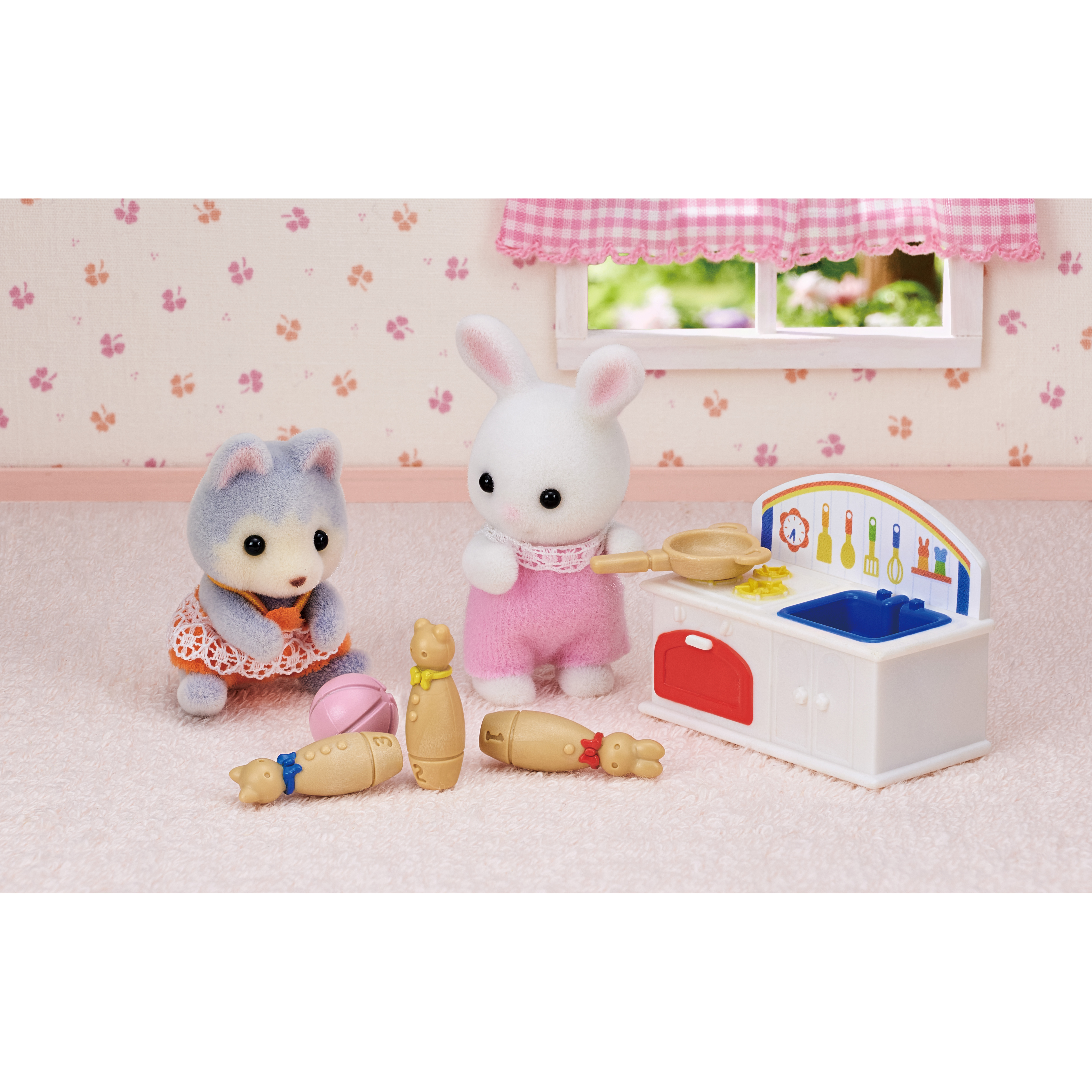 Набор Sylvanian Families Детская игровая комната с Пандой и Снежным кроликом 5709 - фото 4