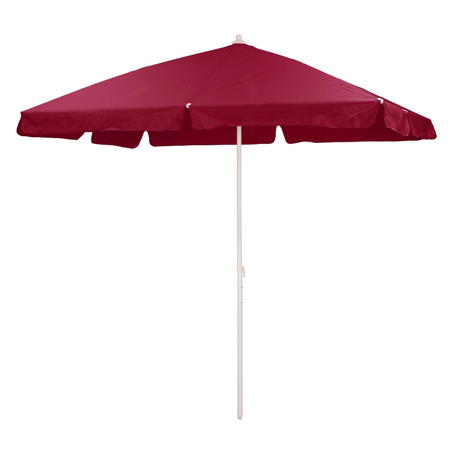 Зонт пляжный BABY STYLE большой 1.75х2.4 м Oxford прямоуголный бордовый - фото 1