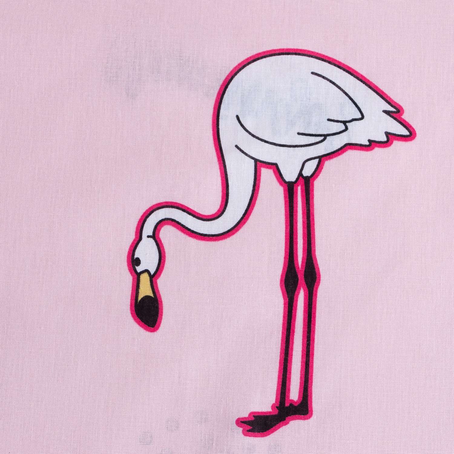 Комплект постельного белья Этель Flamingos полутороспальный 3 предмета - фото 3