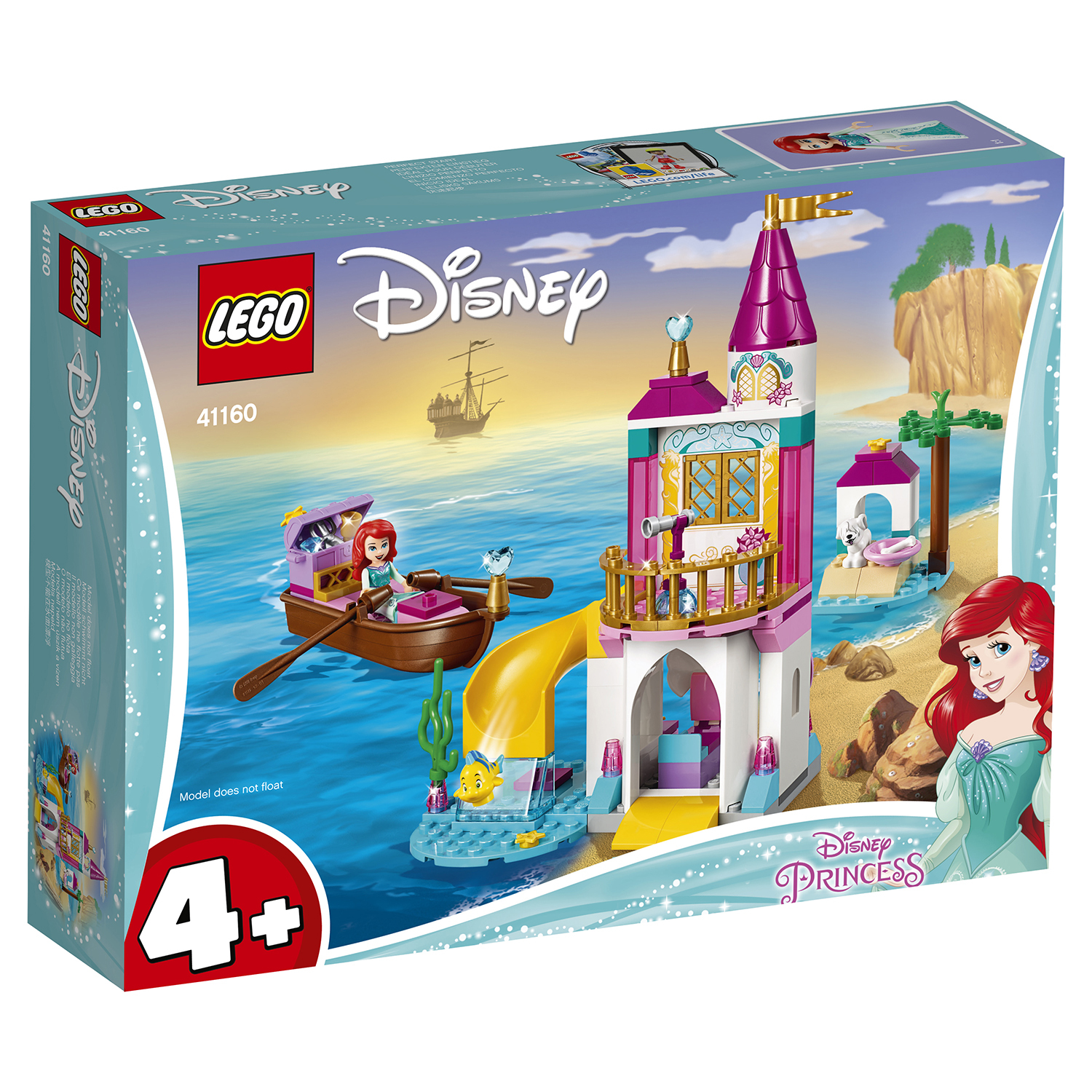 Конструктор LEGO Disney Princess Морской замок Ариэль 41160 купить по цене  999 ₽ в интернет-магазине Детский мир