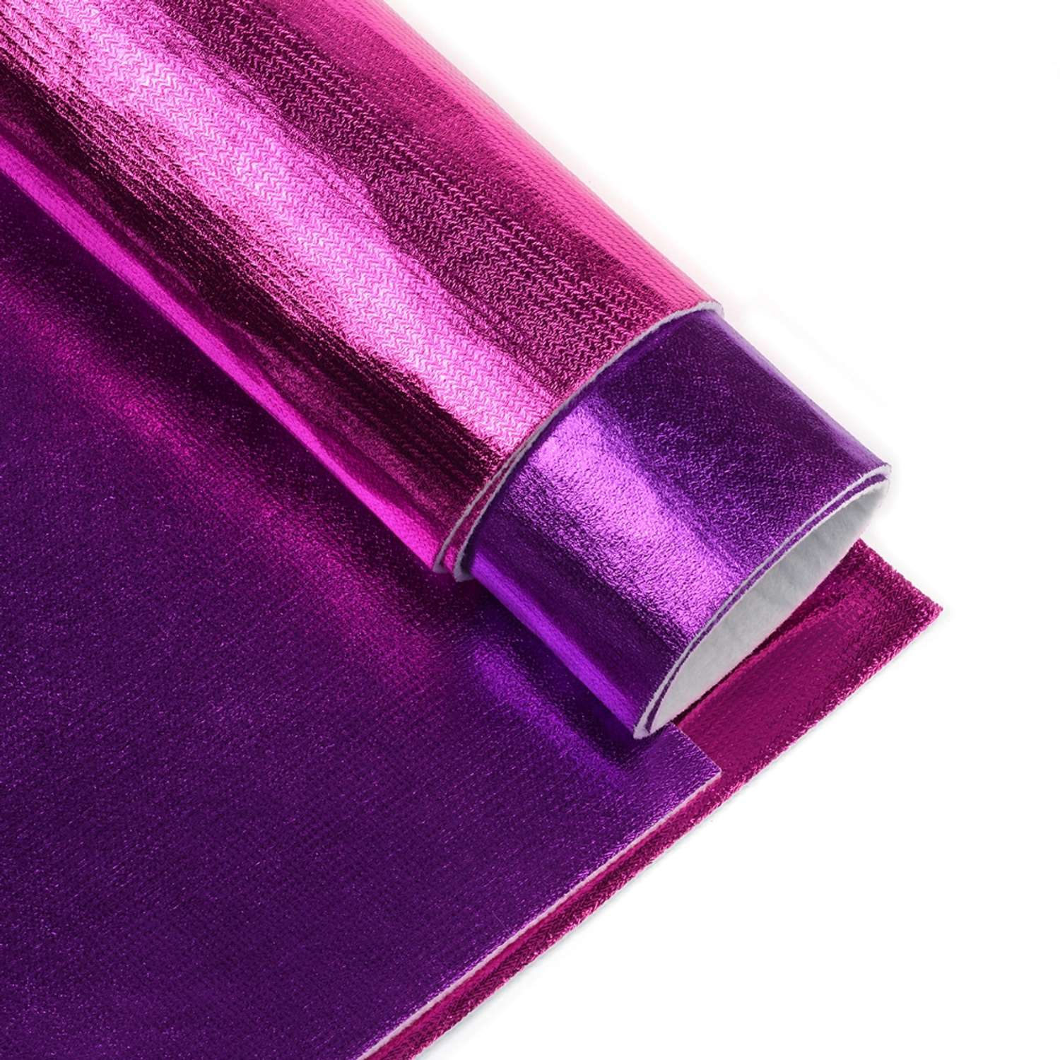 Набор листового фетра IDEAL металлизированный 1.4мм 20х30см 4 листа розовый фиолетовый - фото 1