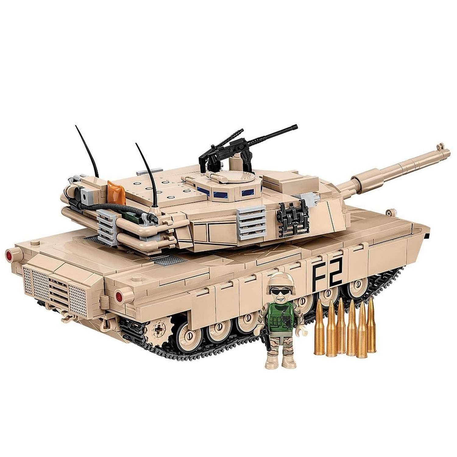 Конструктор COBI Вооруженные силы Танк Абрамс M1A2 Abrams 975 деталей - фото 4