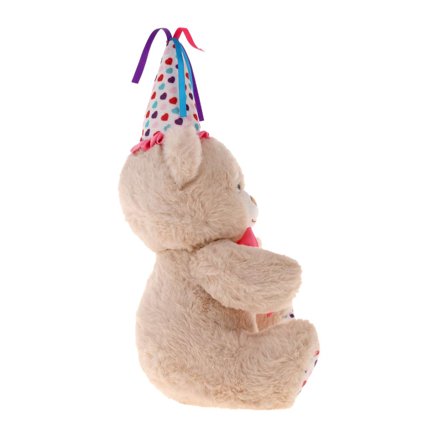 Мягкая игрушка Fluffy Family Мишка день рождения с озвучкой - фото 7