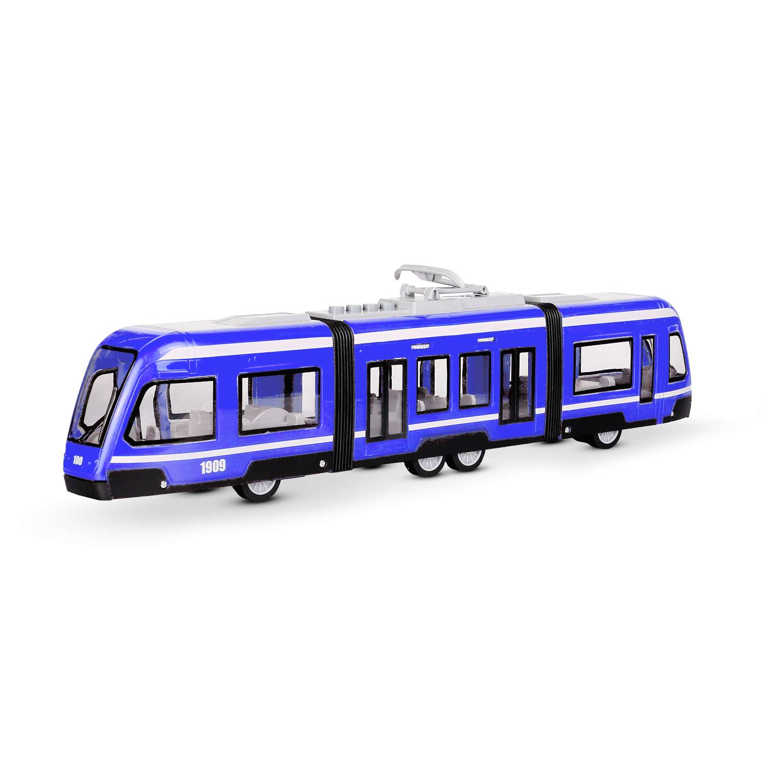 Модель Kid Rocks Трамвай масштаб 1:16 со звуком и светом YK-2106 - фото 2