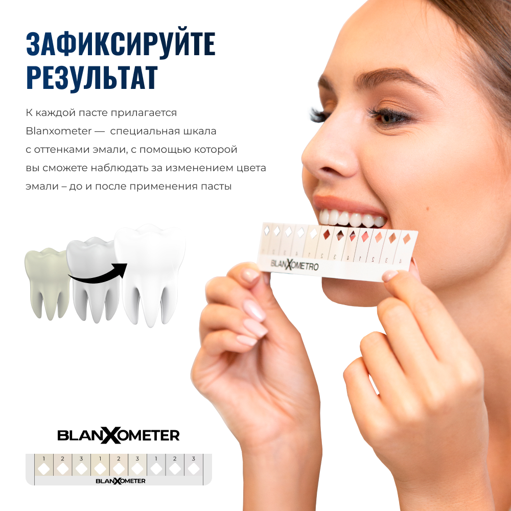 Зубная паста BlanX White Shock Crystal White 75 мл - фото 4