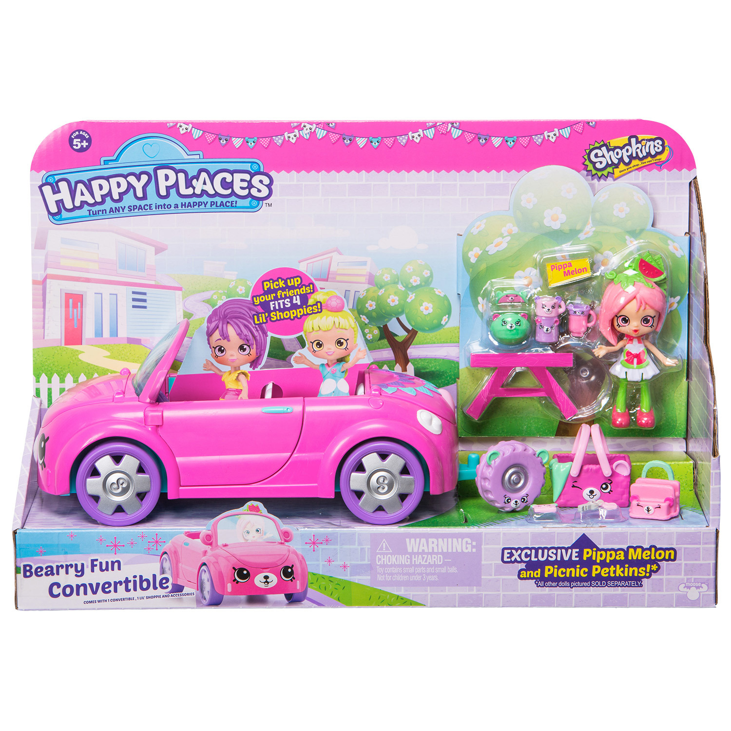 Набор Happy Places Shopkins Кабриолет Веселый мишка 56503 - фото 6